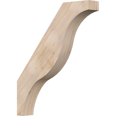 Ekena Millwork 5 1/2"W x 34"D x 40"H Funston Smooth Knee Brace, Douglas Fir BRC06X34X40FST00SDF